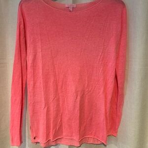 Lilly Pulitzer Coral Crew Neck Sweater